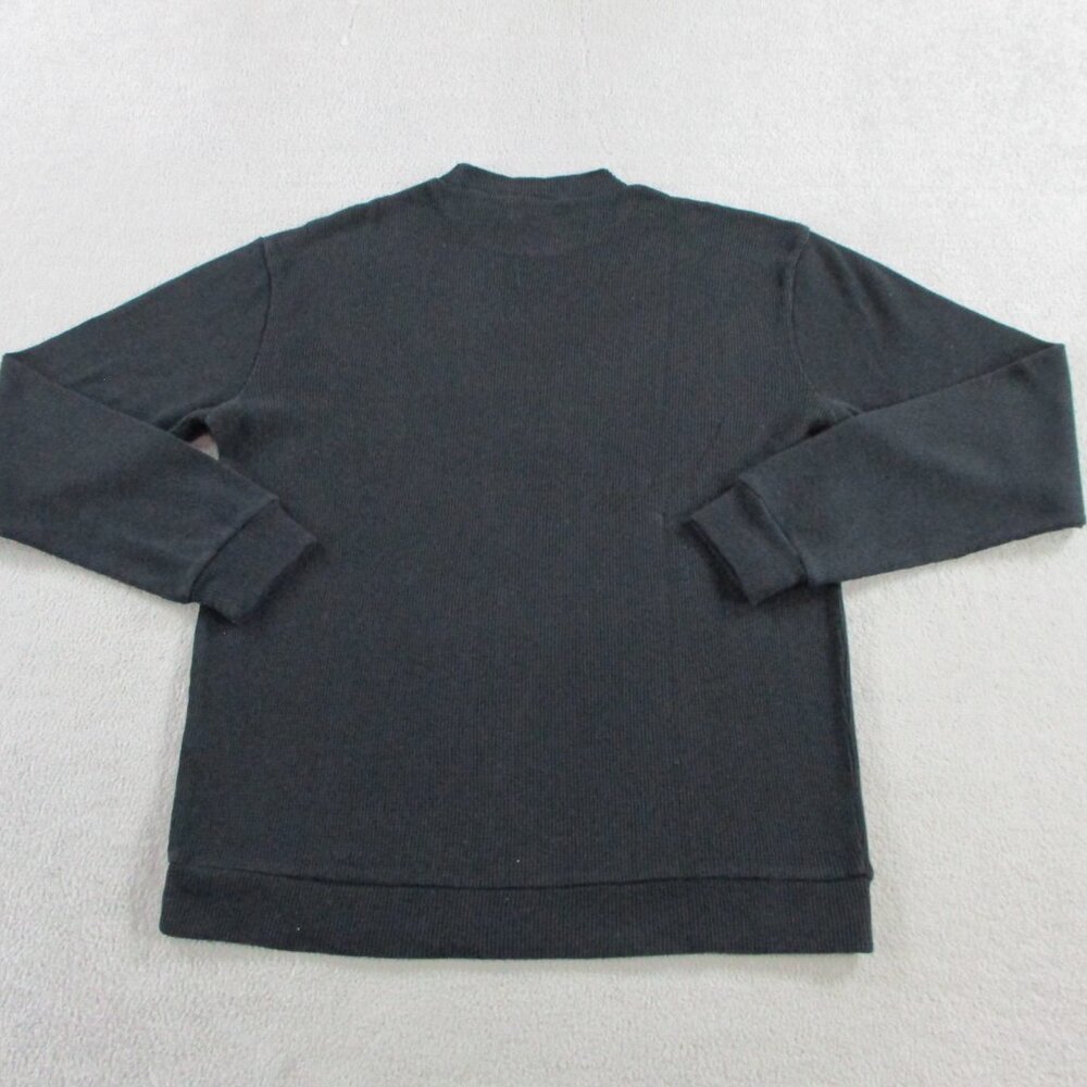 G59 Records Shirt Mens Medium Black Thermal Waffle Knit CrewLogo Suicideboys - Picture 3 of 10